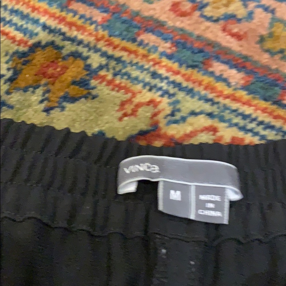 Vince pull on pant with satin stripe